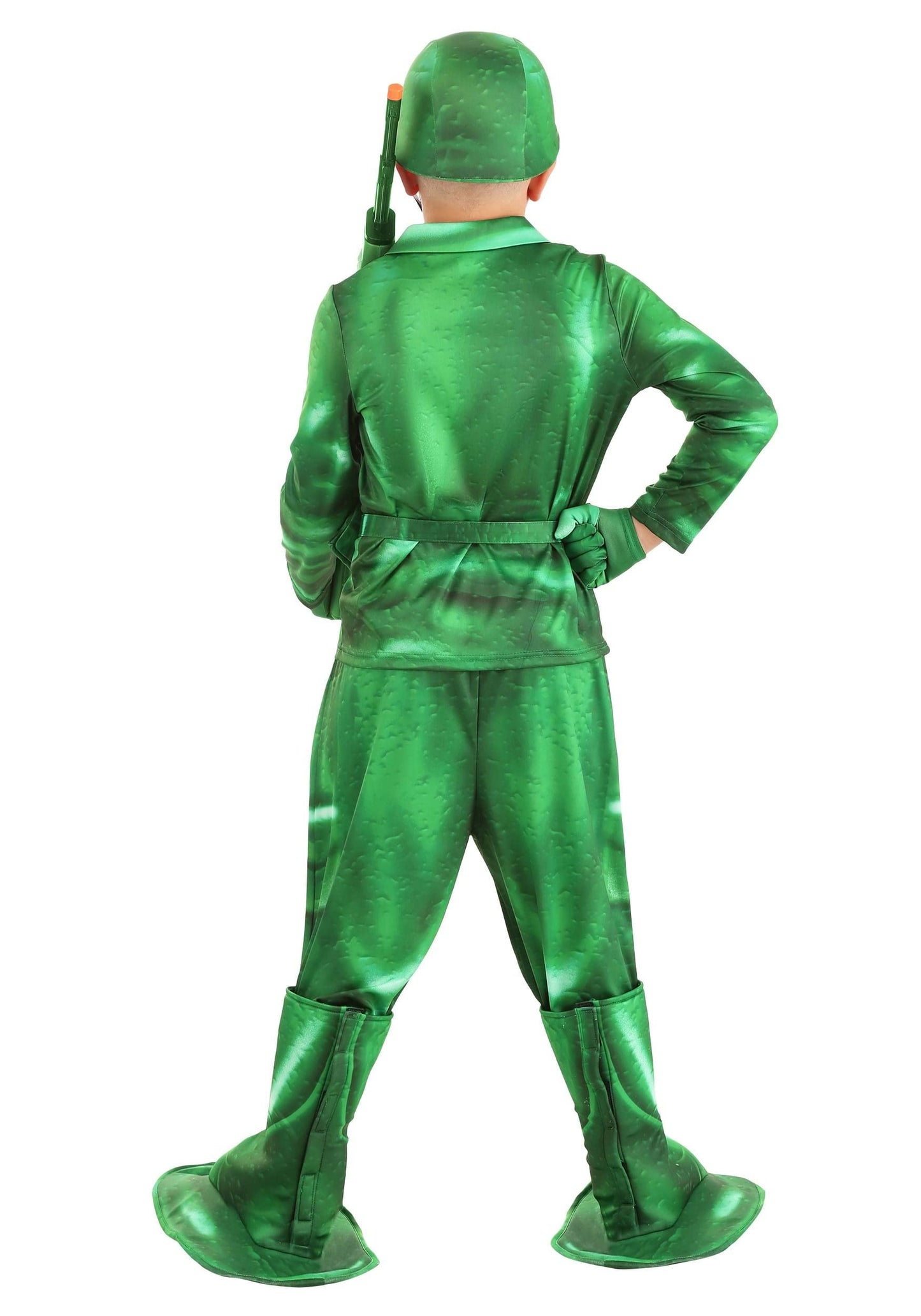 Fun Costumes Plastic Army Man Costume For Kids X-Large