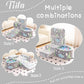 Tiita Baby Climb And Crawl Playset 5-Piece, Kids Foam Climbing Block With Small Ball Pit - Indoor Soft Play Climber For Playtime