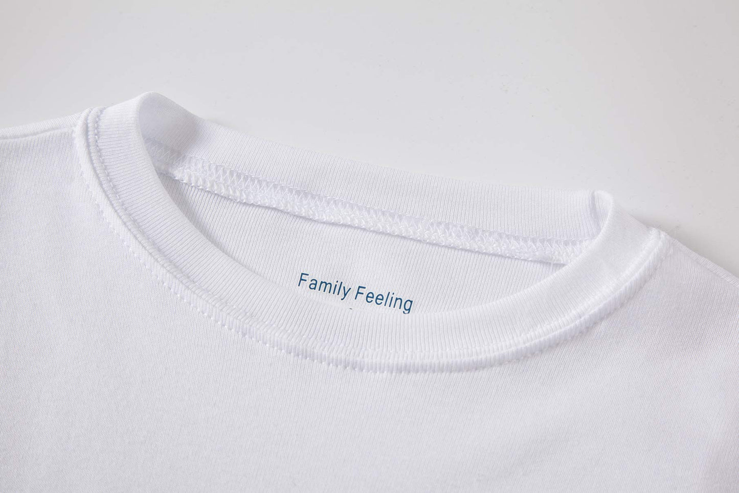 Family Feeling Boys Girls Kids Pajamas Solid Colors 2 Piece Pajama Set Cotton White Size 16