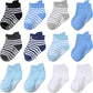 Aroveea Non Slip Grip Ankle Baby Socks 3-5 Years Old For Toddler Boys And Girls Kids Socks 12 Pack, Cute Cotton Baby Socks, Litt