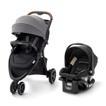 Graco Outpace Lx All-Terrain Travel System - Includes Snugride 30 Lite Infant Car Seat, Briggs, High-Performance Stroller/Car Se