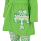 Unique Baby Girls St Patrick 'S Day Repeating Clovers Legging Set (10/5Xl, Green)