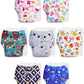 Superbottoms Basic LeakageProof Advanced Cloth Diapers For Babies, High Absorbent 100% Cotton 7 Reusable Diaper And 7 Insert Pa