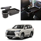 Oshotto (FT04) Foldable Car Auto Headrest Rear Back Seat Table Drink Food Cup Tray Holder Compatible with Lexus LX 570  Black