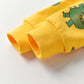 Infant Baby Boy Clothes Dinosaur Print Hoodie Tops + Pants Sweatsuit Outfits (18-24 Months) Yellow