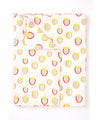 Momzjoy 100% Organic Cotton Muslin Swaddle  for Newborns/Baby | Pack of 3 | 09 Months | Lightweight & Breathable | Fruity Beac