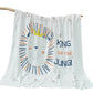 BEMBIKA Bamboo Muslin Blanket Baby 110X110 Cm Stroller Blanket Receiving Blanket for Newborn Unisex Baby (Lion)