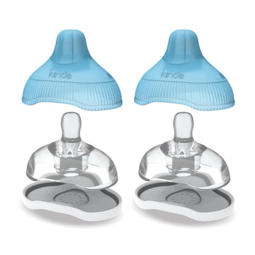 Kiinde Twist Active Latch Nipples for Breast Milk or Formula Feeding - Medium Flow (2 Pack)