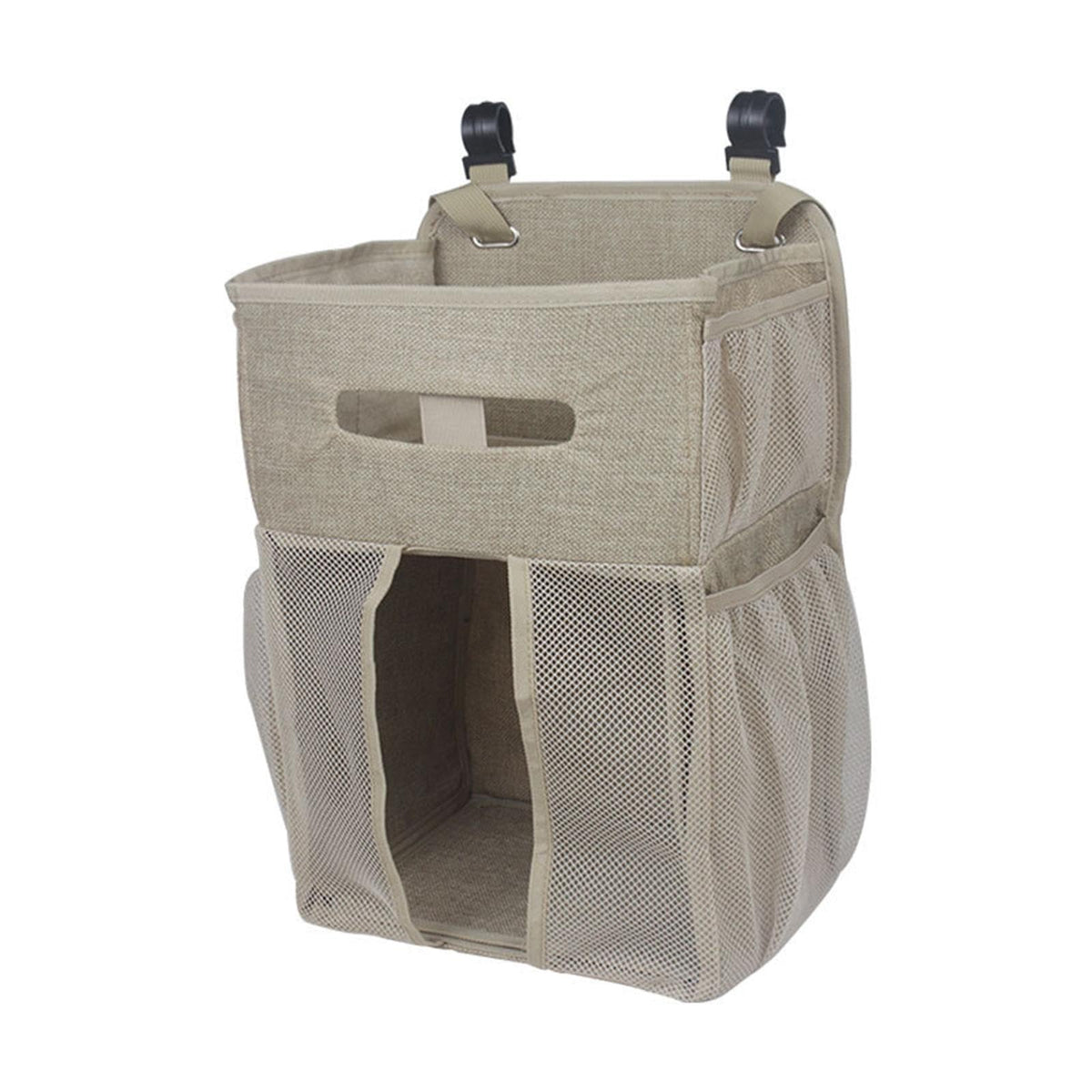 MYADDICTION Bedside Storage Bag Essentials Bag Hanging Storage Bag for Newborn Baby Wall Khaki