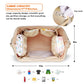 Limhoo Diaper Bag Backpack For Mom & Dad, Multifunction Waterproof Baby Changing Bags, Large Nappy Bag Backpack (Rainbow)