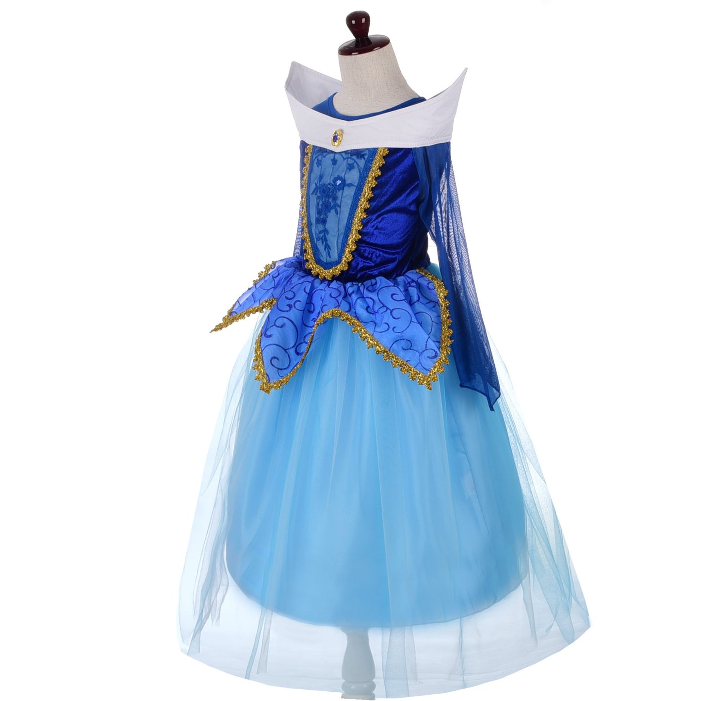 Dressy Daisy Girls Sleeping Princess Dress Up Costume Birthday Halloween Christmas Fancy Party Outfit Size 6-6X Blue