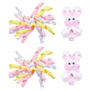 Easter Bunny Korker Hair Bow Clip For Toddler Baby Girls Curly Corker Ribbon Bow Alligator Barrette Rabbit Hairpins Kids Teen Ho