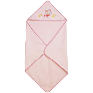 Uber World Cotton 1 Piece Baby Hooded Wrapper Ac Blanket Swaddle Towel Soft  03 Years, Multicolor (167.5cm L X 167.5cm W)