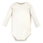 Hudson Baby Unisex Baby Cotton Long-Sleeve Bodysuits, Gold Unicorn, 9-12 Months