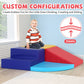 Kids Corner Climber 4-Piece Set - Soft Foam Climbing Toys For Toddlers 1-3, Indoor Baby Crawling & Sliding Play Set Kids Climbin