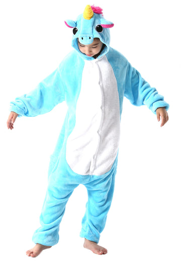 Atoz Onesie For Kids, Animal Pajamas Halloween Cosplay Costume For Girls Boys, Unicorn 12-13Y