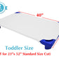 American Baby Company 2-Pack Cotton-Polyester Blend Toddler Daycare/Pre-School Cot Sheet, White, 23' X 40', For Boys And Girls