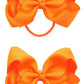 ZOONAI 4 Inch Baby Girl Toddlers Hair Bows Elastic Hair Tie Accessories Bow Ponytail Holder Rubber Hair Bands for Girls Kids Tee