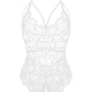 Lollo Vita See Through Lingerie,V-Neck Lace Babydoll,Teddy Lingerie Women,One Piece Bodysuit
