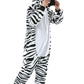 Atoz Onesie For Kids, Animal Pajamas Halloween Cosplay Costume For Girls Boys, Zebra 6-7Y