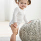 Gerber Unisex Baby Multi-Pack Long-Sleeve Onesies Bodysuit Mitten Cuff Sizes 6-Pack White 18 Months
