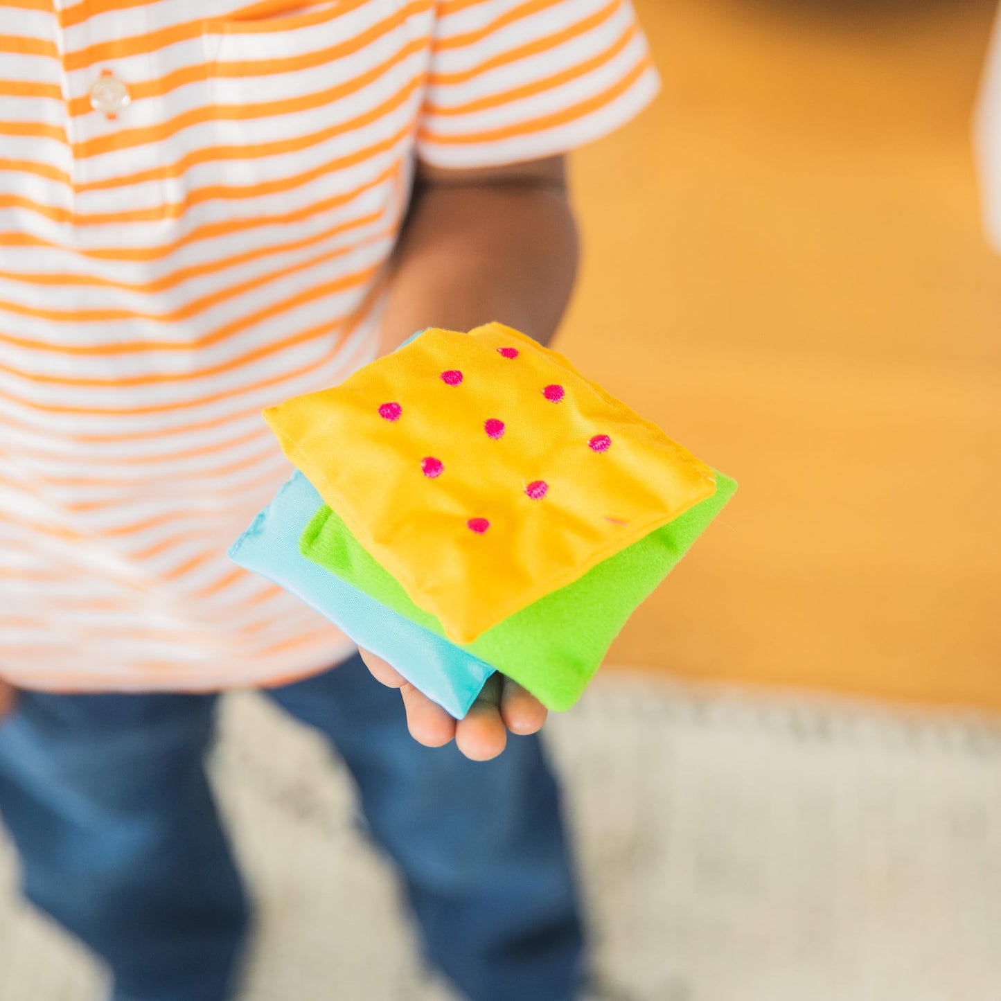 Educational Insights Sensory Squares - Sensory Toys for Toddlers, Textured Bean Bags for Classroom, Toddler Classroom Must Haves