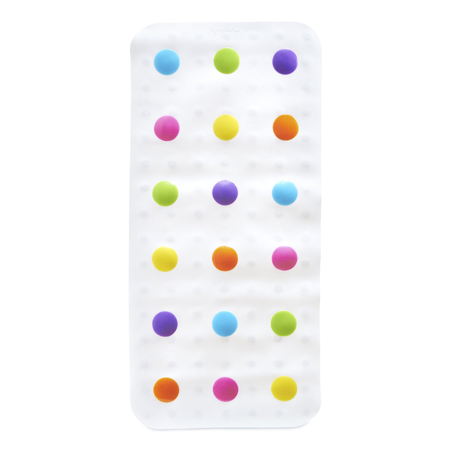 Munchkina Dotsa Bath Mat For Kids, Multicolored, 305X1425 Inch
