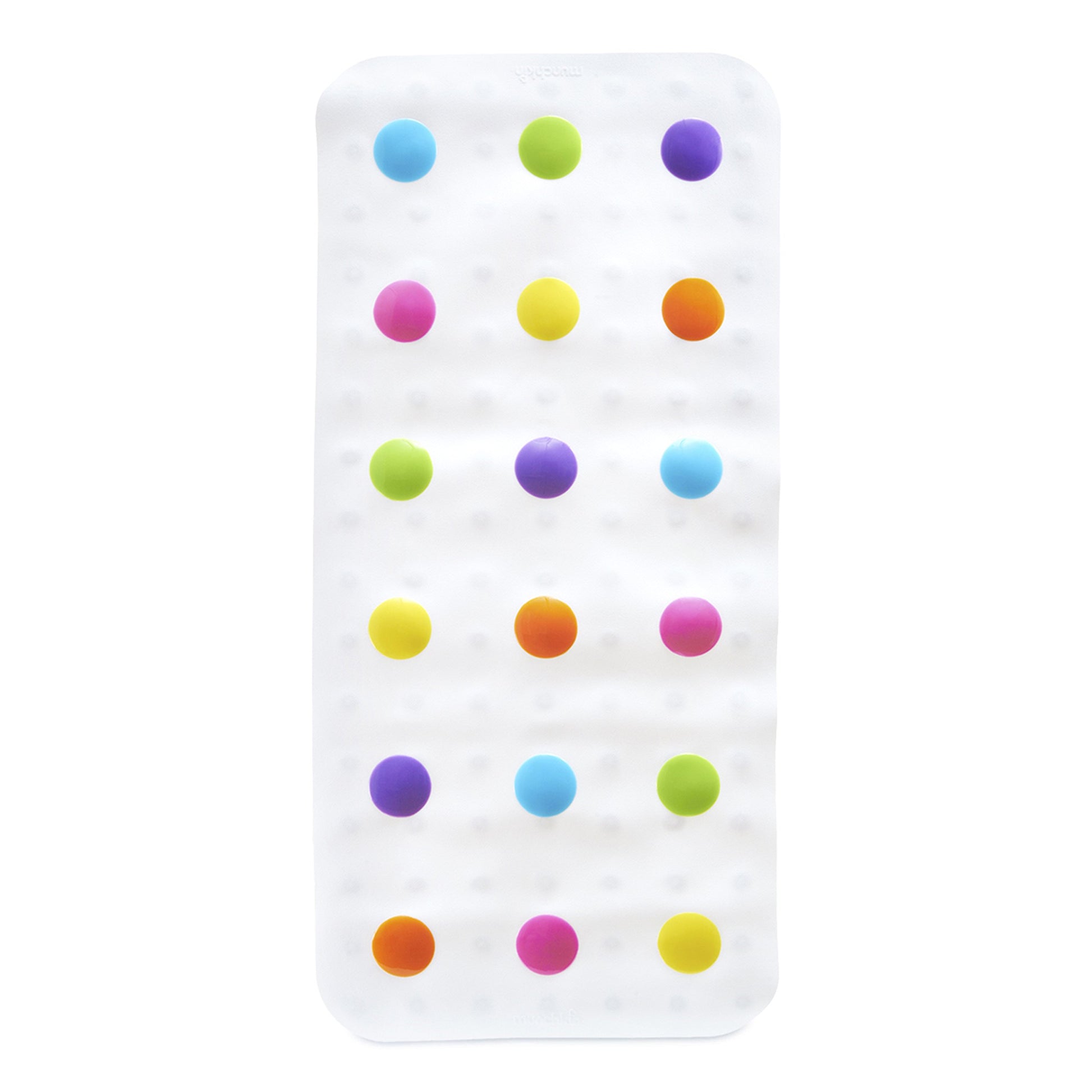 Munchkina Dotsa Bath Mat For Kids, Multicolored, 305X1425 Inch