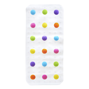 Munchkina Dotsa Bath Mat For Kids, Multicolored, 305X1425 Inch