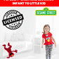 Sesame Street Elmo Big Bird Cookie Monster Infant Baby Girls T-Shirt And Leggings Outfit Set Red 18 Months