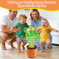 FAYOUCZ Updated Volume Adjustable Dancing Talking Cactus Toy for Baby Toddler, Mimicking Repeating Singing Interactive Cactus To