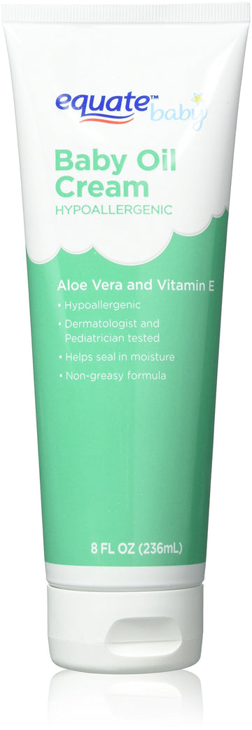 Equate Aloe & Vitamin E Baby Oil Cream 8 Oz