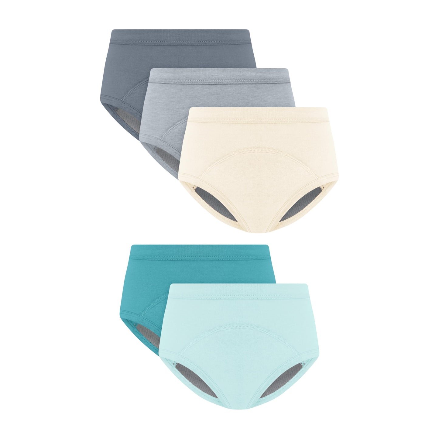 Hanes Unisex Baby Potty Training Underwear Brief, 5 Pairs, Heavy Absorbency Toddler Boys Cotton Training Underwear