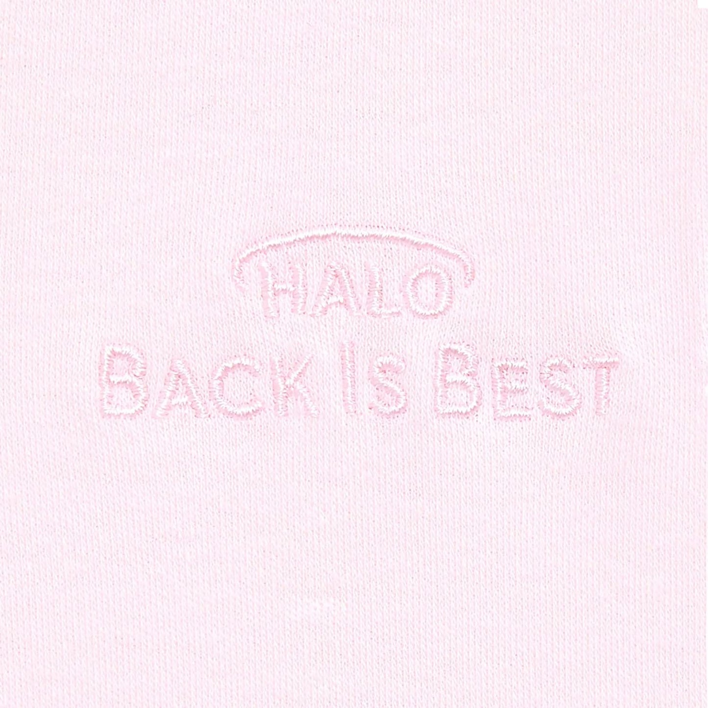 HALO SleepSack, 100% Cotton Wearable Blanket, Swaddle Transition Sleeping Bag, TOG 0.5, Soft Pink, X-Large, 18-24 Months