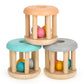 DUCKBOXX XX Montessori Infant Educational Toys, Natural Wood Rolling Rattle Toy, Early Learning Toy for Developing Fine Motor Sk