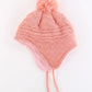 Connectyle Toddler Infant Baby Knit Beanies Cap Earflap Knit Kids Hat Fleece Warm Winter Hat S Pink