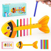 Fishbone Wooden Color Sorting Toys for Toddlers 3 4 5, Learning Fine Motor Skills Juguetes, Developmental Infants Sensory Matchi