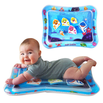 Wowwee Baby Shark Tummy Time Water Filled Play Mat - Infant Toys To Help Learn How To Crawl - Baby Shark Official