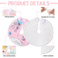 Yungyan 24 Pieces G Tube Covers Reusable Feeding Button Pads Soft G J Tube Button Covers Washable Nursing Breast Pads For Kid Ba