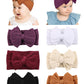 Zurlefy Stretchy Baby Girl Headbands Bows, Infant Headband Bows For Baby Bonnet Newborn Head Wraps Toddler Unisex (Xh003)