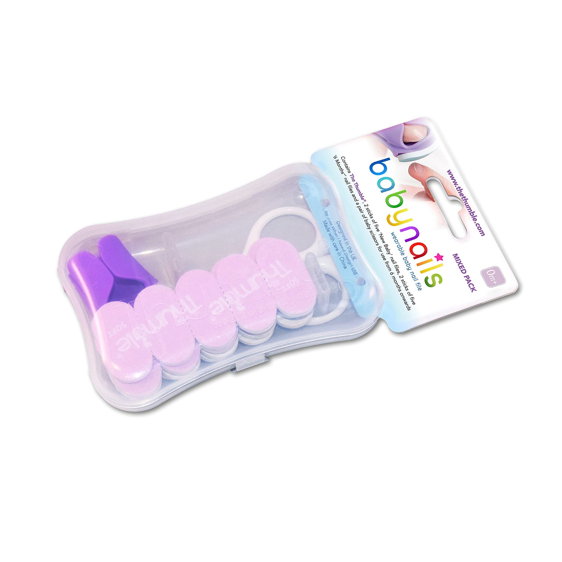 Baby Nails - The Wearable Baby Nail File I Mixed Pack With Scissors
