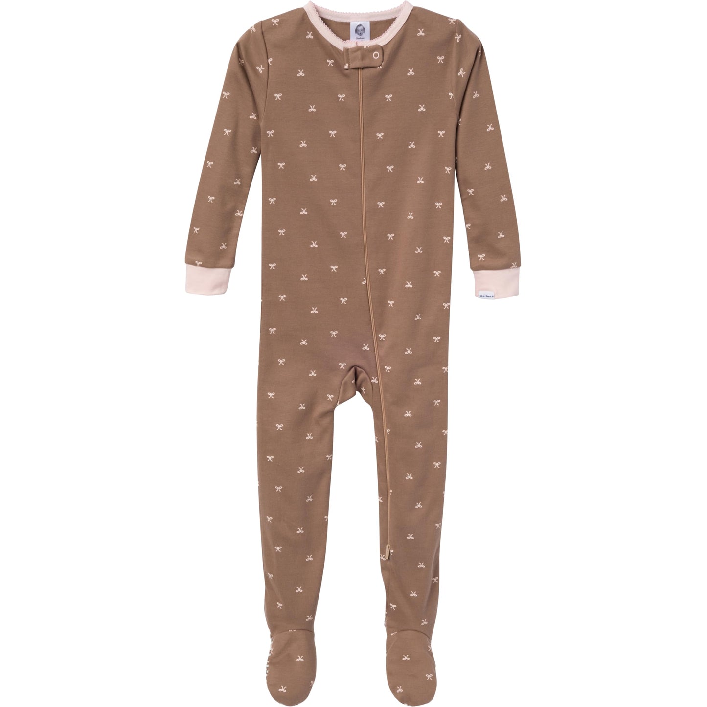 Gerber Baby-Girls 2-Pack Footed Pajamas, Ballerinas