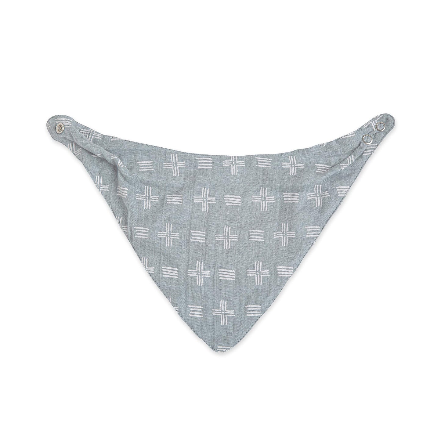 Crane Baby Bandana Bibs, Woodland Animal 100% Cotton Muslin, Adjustable Snaps Grow With Baby, Registry Essential Gift, Set Of 3