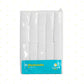Spasilk Washcloth Wipes Set For Newborn Boys And Girls, Soft Terry Washcloth Set, Pack Of 20, White