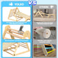 Yoleo Pikler Triangle Set, Foldable 7-In-1 Montessori Climbing Set Fun Baby Pickler-3 Piece Climbing Jungle Gym And Indoor Playg