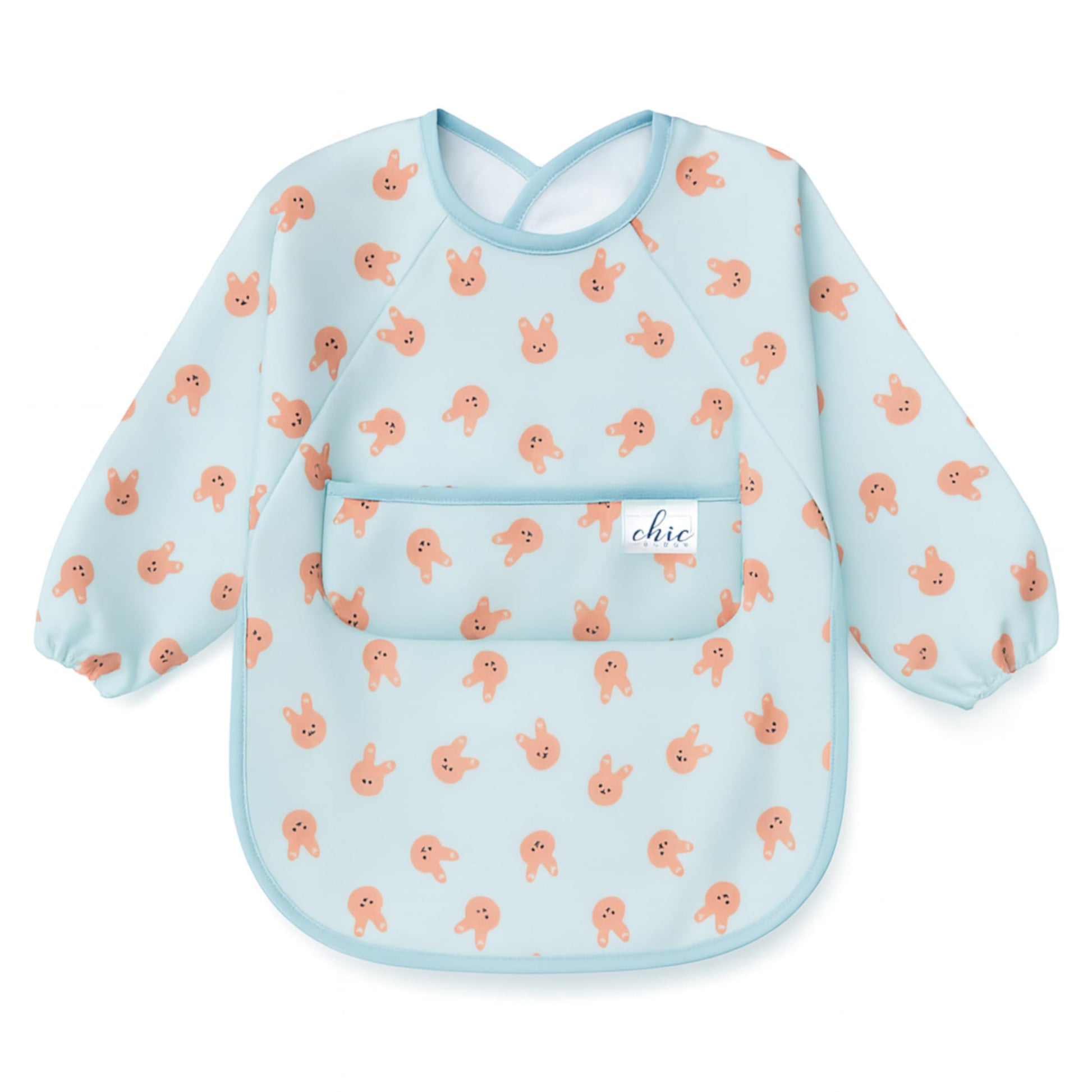 Chic Buddy Baby Apron Waterproof Feeding Dress  Full Sleeves Bibs For Babies 612 Months, Easy To Wipe, Comfortable For 12 Yea