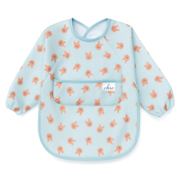 Chic Buddy Baby Apron Waterproof Feeding Dress  Full Sleeves Bibs For Babies 612 Months, Easy To Wipe, Comfortable For 12 Yea