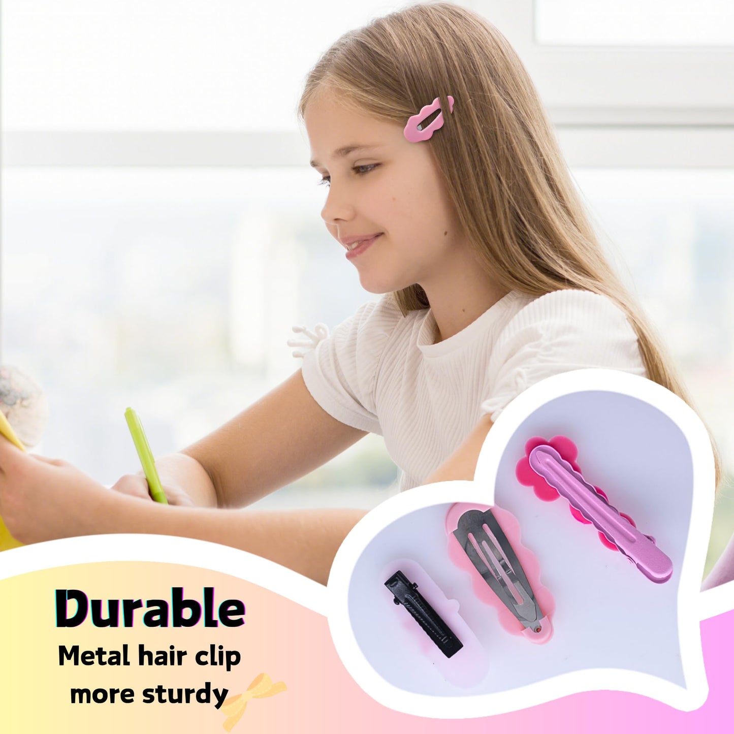 Maitianisk 25Pcs Hair Accessories For Girls Little Girl Hair Clips Barrettes For Baby Toddler Teens Women Kids Cute Candy Colorf