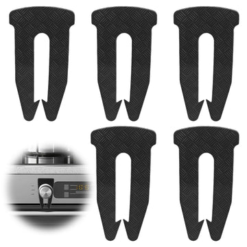 5Pcs Child Safety Gas Stove Knob Locks, Silicone Stove Knob Safety Locks, Oven Lock Child Safety Gas Stove Knob Covers Prevent A