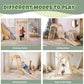 Cosyland Indoor Playground, Wooden Jungle Gym Climber Playset With Slide, Quick Installation Toddler Climbing Toys For Small Spa